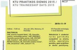 KTU karjeros dienos 2015