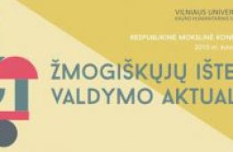 KVIEČIAME STUDENTUS DALYVAUTI KONFERENCIJOJE “ŽMOGIŠKŲJŲ IŠTEKLIŲ VALDYMO AKTUALIJOS”